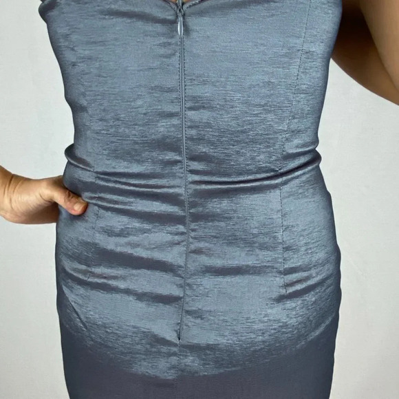 Xscape Gray Strapless Sheath Party Dress $129 - Picture 5 of 8